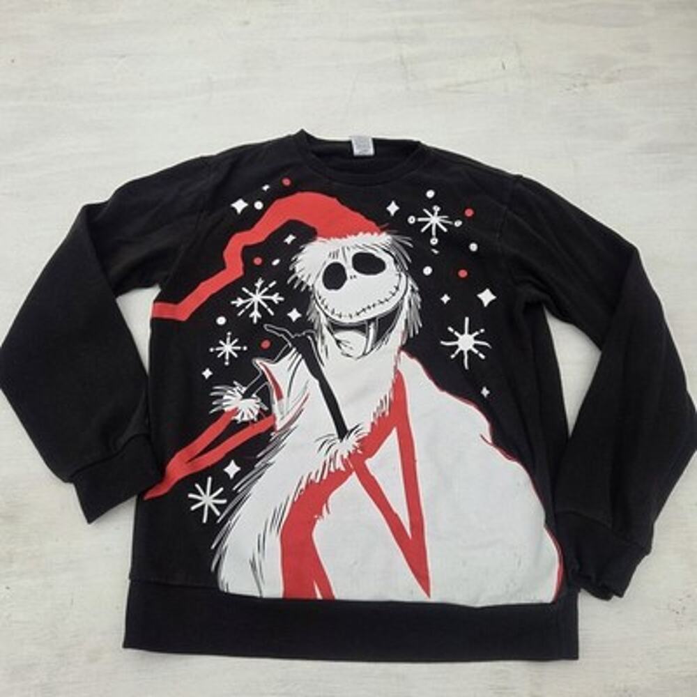 Tim Burton's "The Nightmare Before Christmas" Disney Crewneck Sweatshirt Mens S